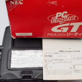 NEC PC Engine GT Console PI-TG6 Boxed Tested Capacitors & gears replaced HuCARD