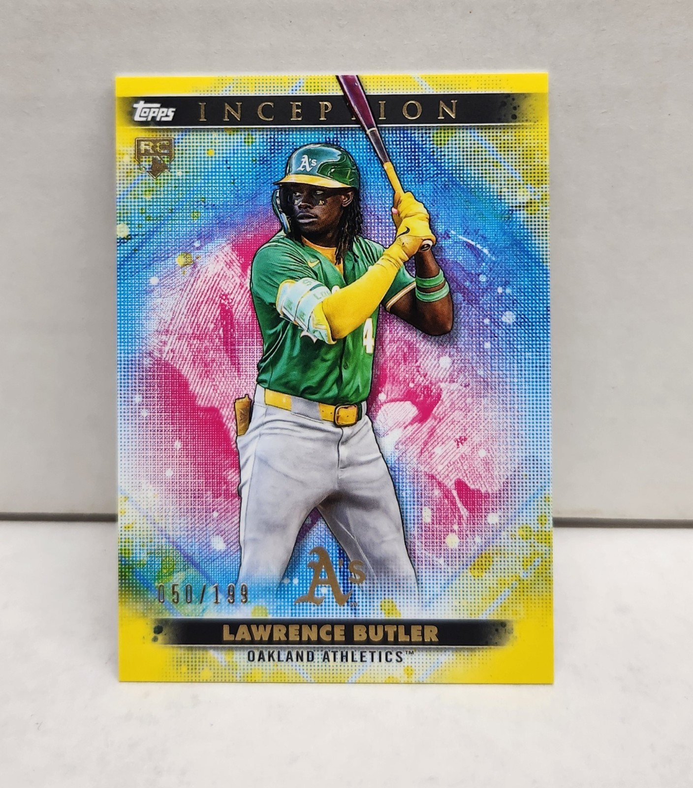 LAWRENCE BUTLER 2024 Topps Inception YELLOW ~ Athletics ROOKIE #'d /199