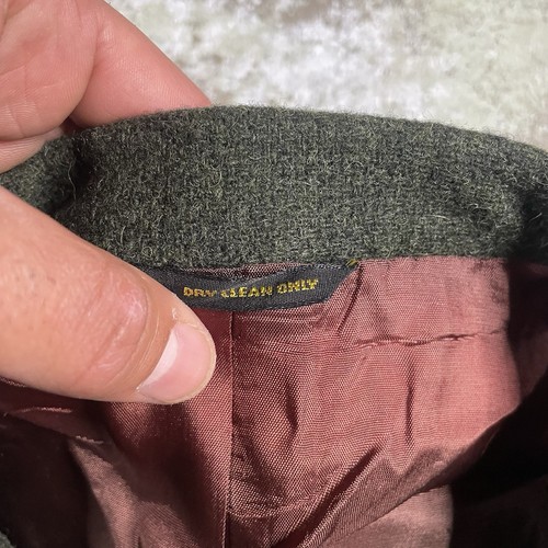 Vintage J Crew Oarsman Wool Alpaca Blend Blazer Men’s Size L Green Tweed USA - Picture 10 of 13