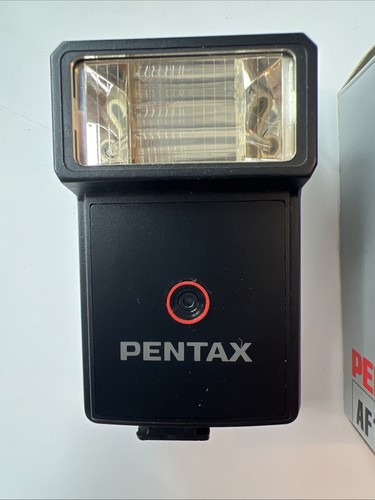 Pentax AF-160SA 30376 Shoe Mount Camera Flash UNTESTED w/ Original Box - Picture 2 of 5