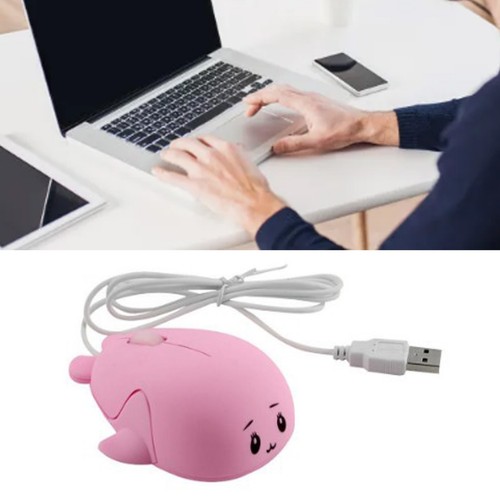 Cartoon Wired Mouse Multifunctional Ergonomic Design Innovative Cute USB Comp FY - Afbeelding 5 van 12