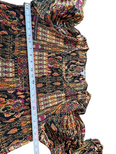 Floral & Ivy 2x Crinkle Smocking Stretch Patchwork Print Tunika Bauern Top - Bild 10 von 13