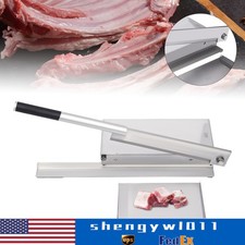 Heavy Duty Manual Meat Bone Cutter Chopper Chicken Cutting Machine with Blade US