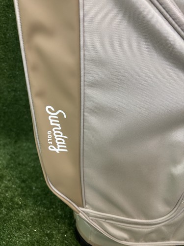 Sunday Golf The Big Rig Cart Golf Bag New 14 Way Toasted Almond - Picture 5 of 6