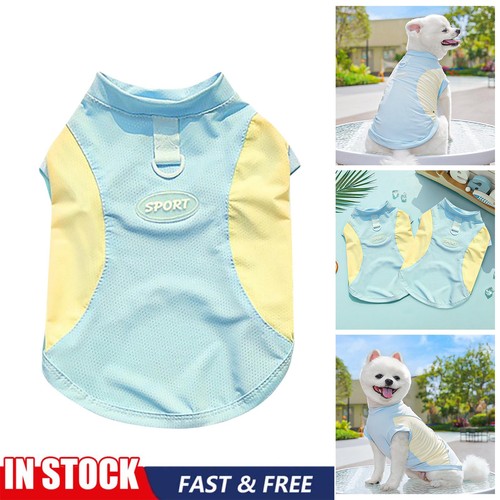 Cool Dog Shirt For Summer Suitable For Small Dogs Breathable Mesh T Shirt