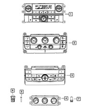 Genuine Mopar A/C And Heater - Auxiliary Control 55111810AD