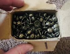 1000 Bulk Hammered Head Oxford Antique Brass Decorative Upholstery Tacks/Nails