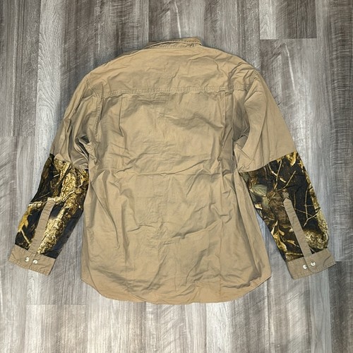 LSU Tigers Columbia Camouflage Long Sleeve Button Down Shirt - Large - Picture 3 of 7