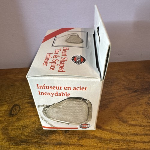 Norpro 3 Inch Stainless Steel Heart Shaped  Tea/Spice  Infuser. 5507 - Picture 3 of 5