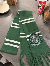 Harry Potter Officially Licensed Adult or Child Slytherin Scarf Green Gray Warm