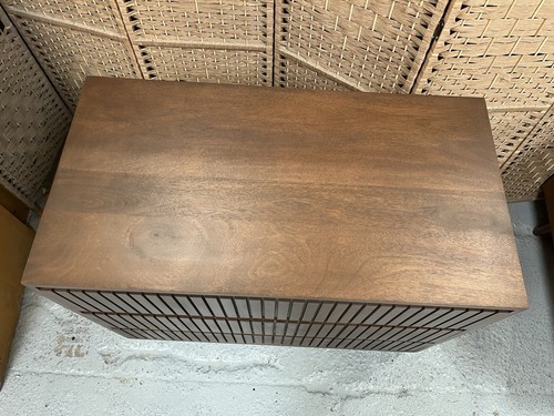 Fishe & Lilly Maxim 3 Drawer Chest Of Drawers, Walnut Mango Wood RRP430 - Picture 7 of 14