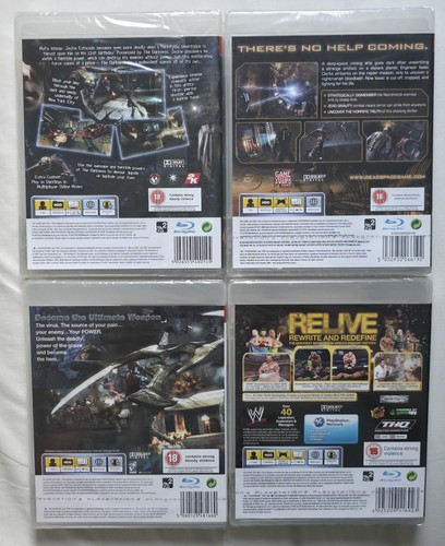 Restposten 4 BRANDNEU VERSIEGELT Spiele Dark Sector Darkness Dead Space Wrestlemania UK - Bild 2 von 2