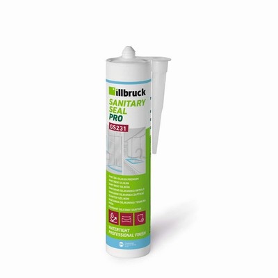 Silikon Fliesen Bad Illbruck GS 231  Premium Sanitär Silikon Kartusche  310ml