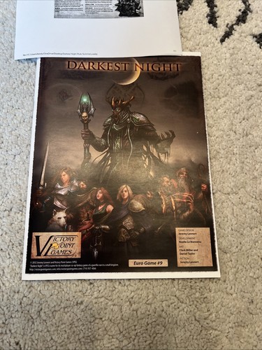 Victory Point Games Brettspiele Darkest Night (1st Ed) Boxed Edition - Bild 6 von 12