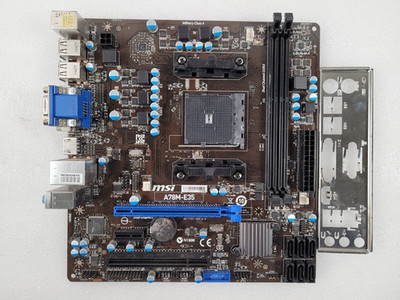 MSI A78M-E35, Socket FM2, AMD Motherboard with IO Shield