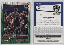 2019 Panini NBA Hoops Premium Stock Tribute Green Flash Prizm /99 Kyrie Irving