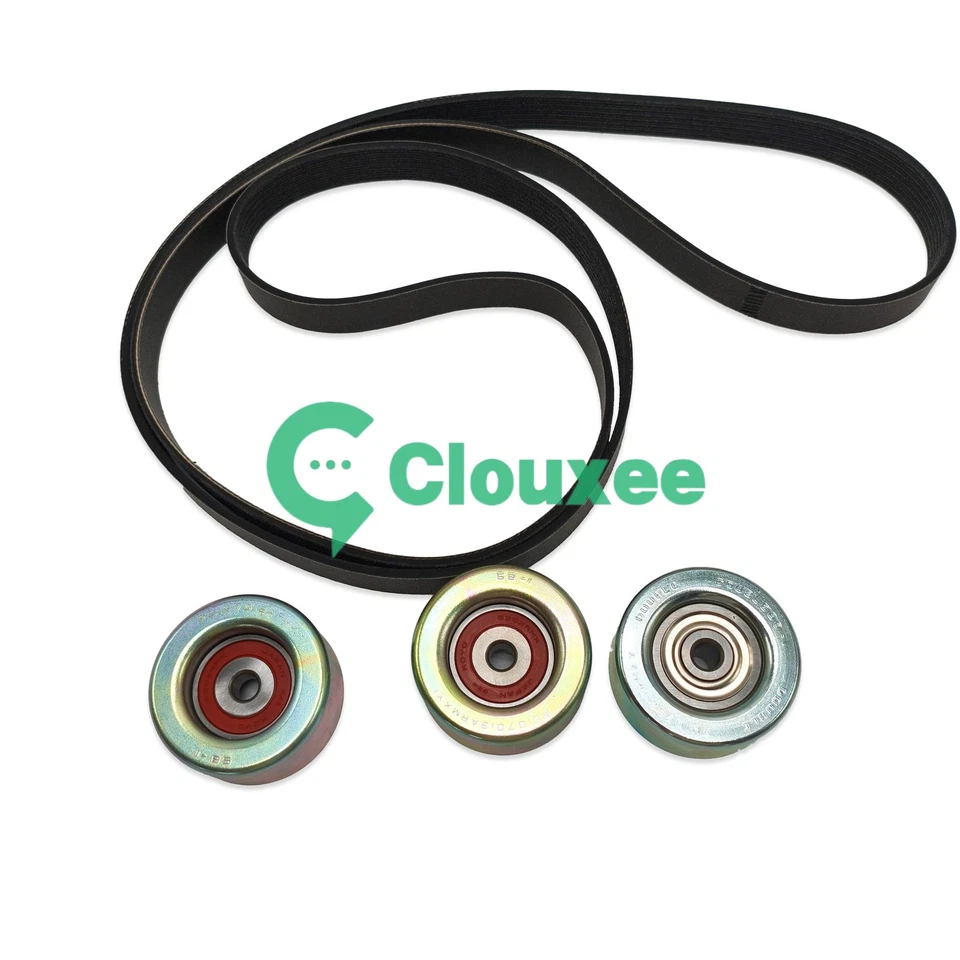 OEM Belt & Idler Pulley Kit USA For 2005-2014 Toyota Tacoma V6 4.0L 1GRFE Foto 3 de 4