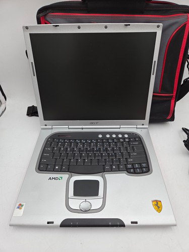 Rare Acer Ferrari 3000 Laptop Notebook AMD Athlon Boots up - READ DESC - Picture 2 of 10