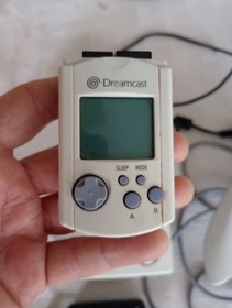 Sega Dreamcast Console Bundle 2 Controllers Power Stone Carrier RE Code Veronica