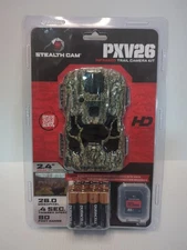 Stealth Cam PXV26CMOK Infrared Trail Camera Kit W/ Batteries And SD Card -New