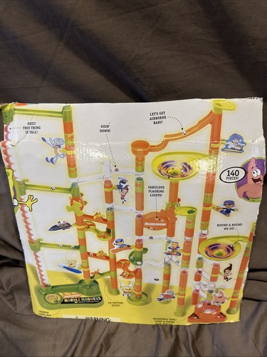 2002 NICKELODEON MARBLE MADNESS RUN PLAYSET BUILDING Twisted Tumbling TOWER RARE - Picture 9 of 24