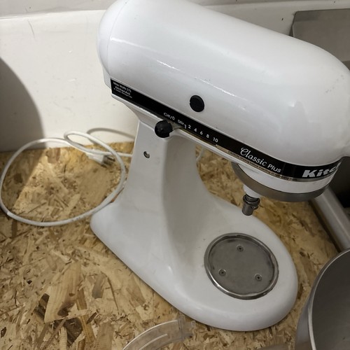 KitchenAid Classic Plus KSM75WH 4,5 qt Miscelatore e attacchi con testa basculante Bianco - Foto 5 di 8