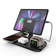 Wireless Charger 4 in 1 for Apple Charging Station for iPhone 15 Pro Max/14/1...