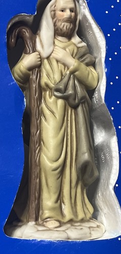Vintage Holiday Time Nativity Set 10 Piece Set In Box Baby Jesus Mary Joseph EUC - Picture 8 of 17