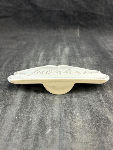 Letrero de porcelana con diseño de bayas e hilos Juliska Cerámica - Imagen 7 de 7