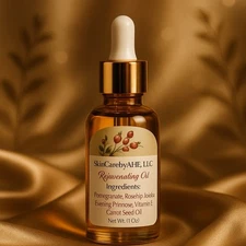 Rejuvenating Face Oil | Natural Glow Serum | Rosehip, Jojoba & Carrot Seed |...
