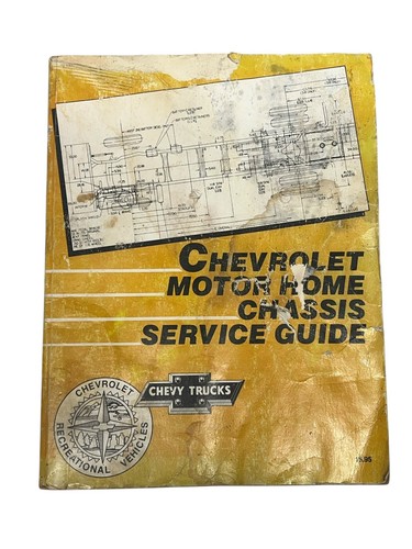 Genuine 1988 Chevrolet Motor Home Chassis Service Manual Guide  - Picture 1 of 6