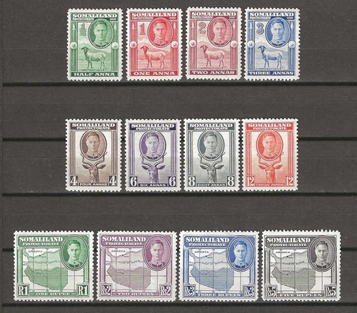 SOMALILAND 1942 SG 105/116 MINT - Picture 1 of 2