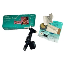 Vintage Sonassage Handheld Sonic Pain Reliever S-2000 W/ Box & Manuals WORKS