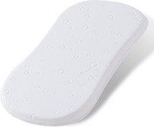 Baby Bassinet Mattress Pad, 30" X 18" X 2" Dual Sided Gel Memory Foam Mattress w