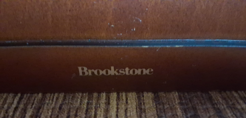 Mini barra in legno portatile 10" x 11" x 6,5" Brookstone vintage - Foto 15 di 17