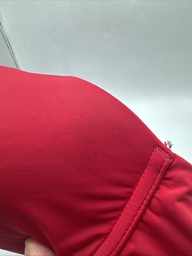 Victoria Secret Sujetador 32DDD Rojo Camiseta Sujetador Camiseta Ligeramente Forrada Demi - Imagen 5 de 5