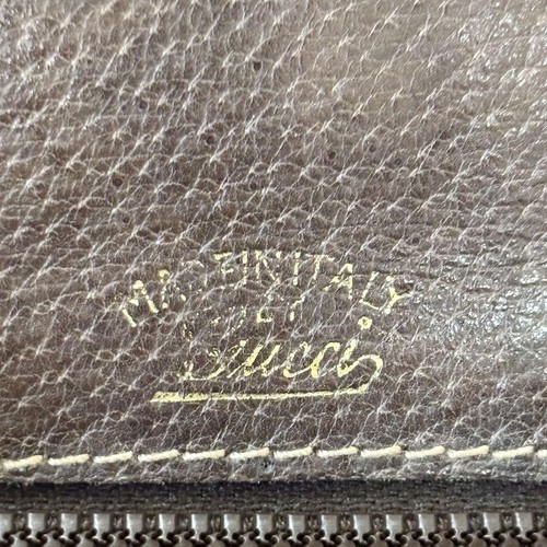 GUCCI Vintage GG Supreme Shoulder Bag PVC Brown Authentic F0708650 - Picture 21 of 24