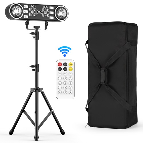 DJ Partylicht Set mit Tasche Mobile DMX Bühnenbeleuchtung LED Disco Lichteffekt - Bild 16 von 18