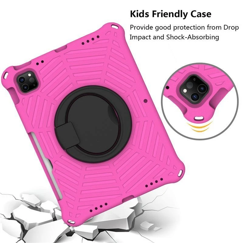 Strap Case iPad 10 9 8 7 th 10.2 5th 6th 9.7 Air 3 4 5 Pro 11 Mini 6 Kids Cover - Image 2 of 4