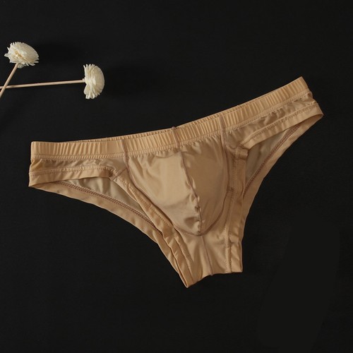 Ropa interior sexy de seda helada calzoncillos calzoncillos finos transpirables para hombre AU - Imagen 21 de 21