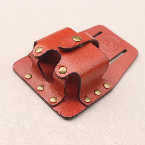 Leather Framer Measure Tape Holder Tool Carry Belt Holster Case-Stock Clearance - Picture 5 of 6