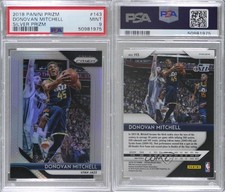 2018-19 Panini Prizm Silver Prizm Donovan Mitchell #143 PSA 9 MINT
