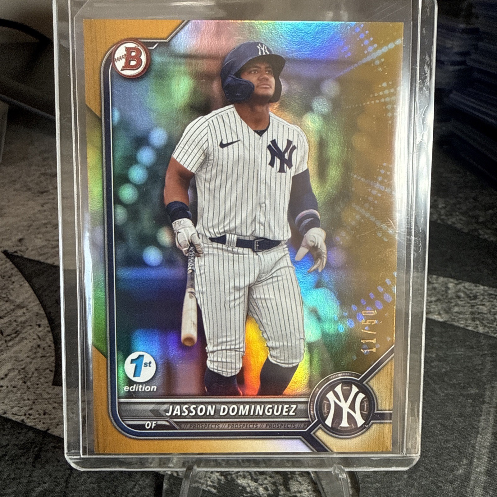 2022 Bowman Draft 1st Edition Jasson Dominguez #BD-75 Yankees /50