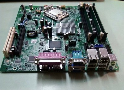Dell Optiplex 760 Desktop System Motherboard 0M863N CPU SLAPB 3GB MEMORY