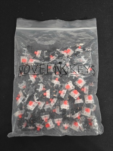 Clipped Cherry MX Red Mechanical Keyboard Switches - 92 Stück