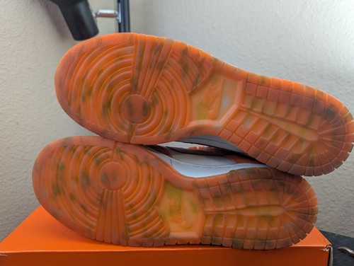Size 11.5 Women's/10 Men's Nike Dunk Low Cracked Orange (FN7773-001) - Bild 7 von 9
