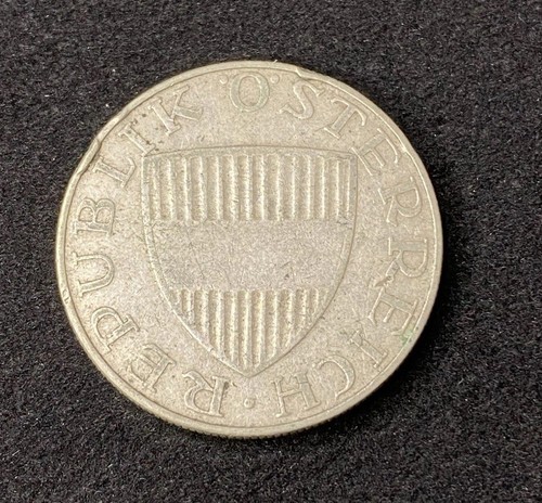 1958 Austria 10 Schilling 0.6400 Silver ASW 0.15 Oz Coin Free Shipping - Picture 2 of 2