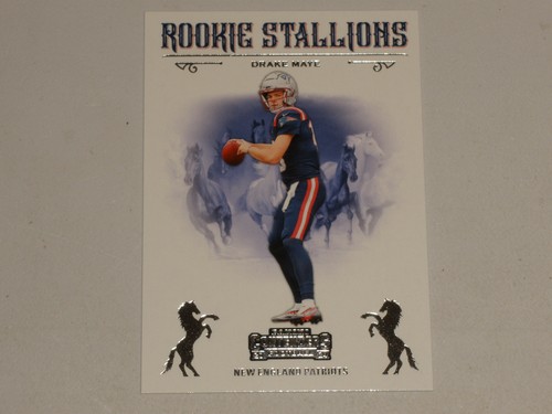 2024 Panini Contenders Rookie Stallions #4 Drake Maye Rookie RC B