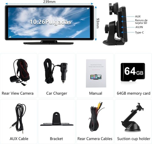 Carplay Screen with Rear Camera & Parking Lines - Picture 11 of 11