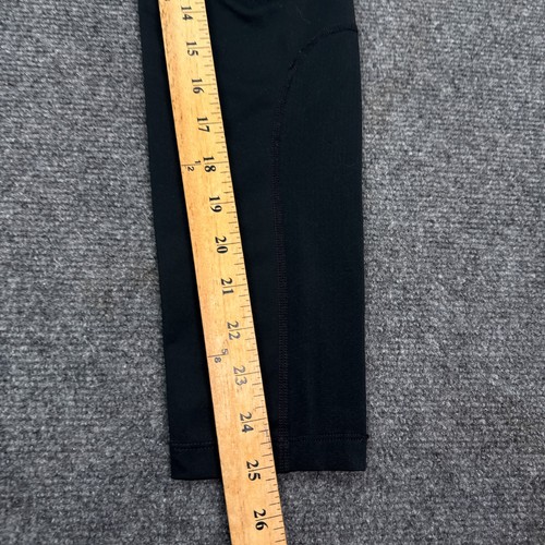 Nike Pro Dri-Fit Leggings Youth Size Large Black Big Band Logo Athleisure - Picture 7 of 13